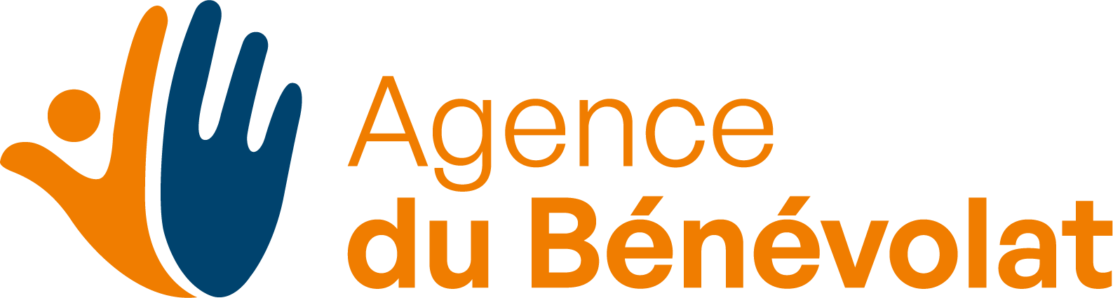 logo_Agence du Benevolat_texte_orange